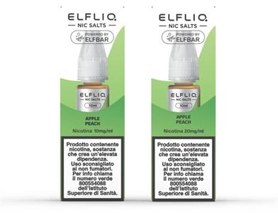 APPLE PEACH NIC SALT 20MG - ELFLIQ