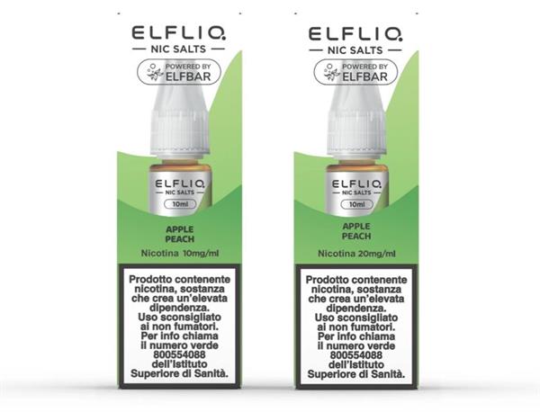 APPLE PEACH NIC SALT 20MG - ELFLIQ