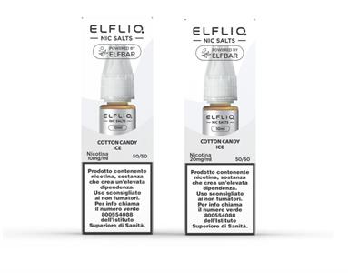 COTTON CANDY ICE NIC SALT 20MG - ELFLIQ