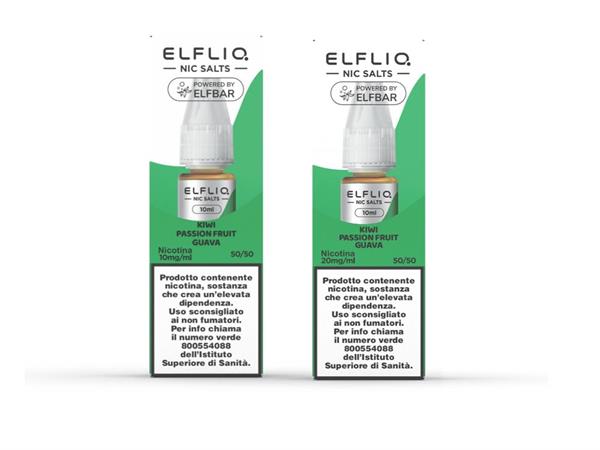 KIWI PASSION FRUIT GUAVA NIC SALT 20MG - ELFLIQ