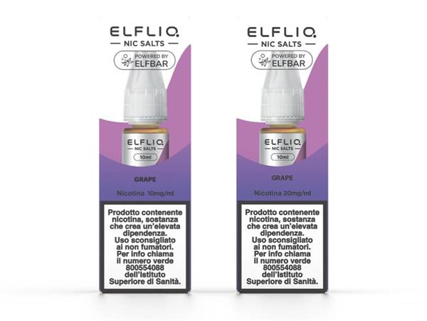 GRAPE NIC SALT 20MG - ELFLIQ