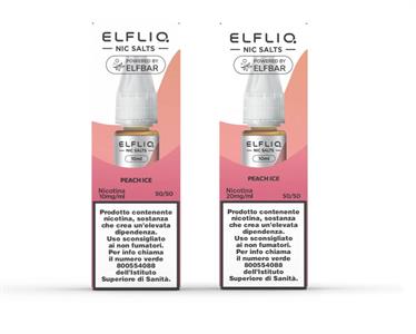 PEACH ICE NIC SALT 20MG - ELFLIQ