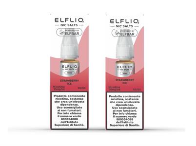 STRAWBERRY ICE NIC SALT 20MG - ELFLIQ