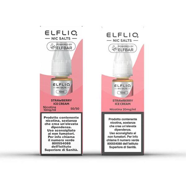 STRAWBERRY ICE CREAM NIC SALT 20MG - ELFLIQ