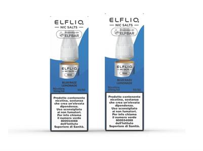 BLUE RAZZ LEMONADE NIC SALT 20MG - ELFLIQ