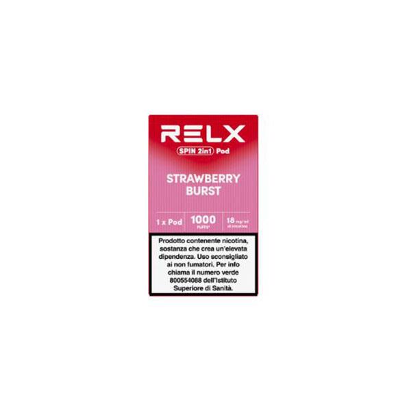 RELX SPIN 2 IN1 POD - STRAWBERRY BURST 18MG