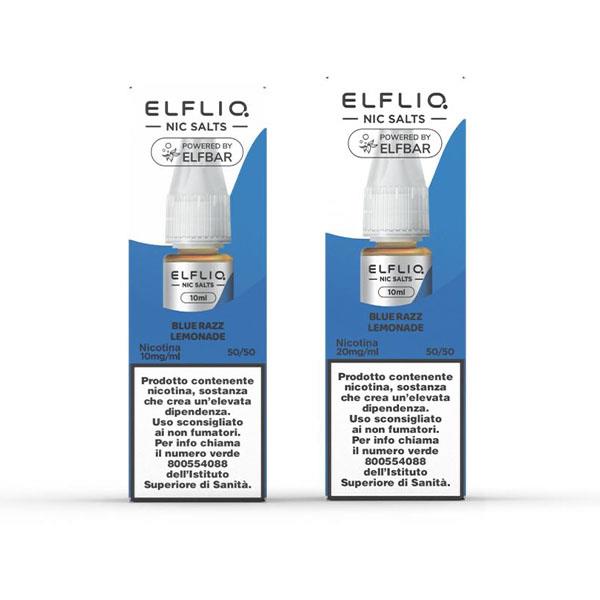 BLUE RAZZ LEMONADE NIC SALT 10MG - ELFLIQ