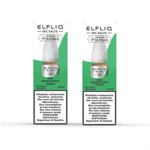 KIWI PASSION FRUIT GUAVA NIC SALT 10MG - ELFLIQ