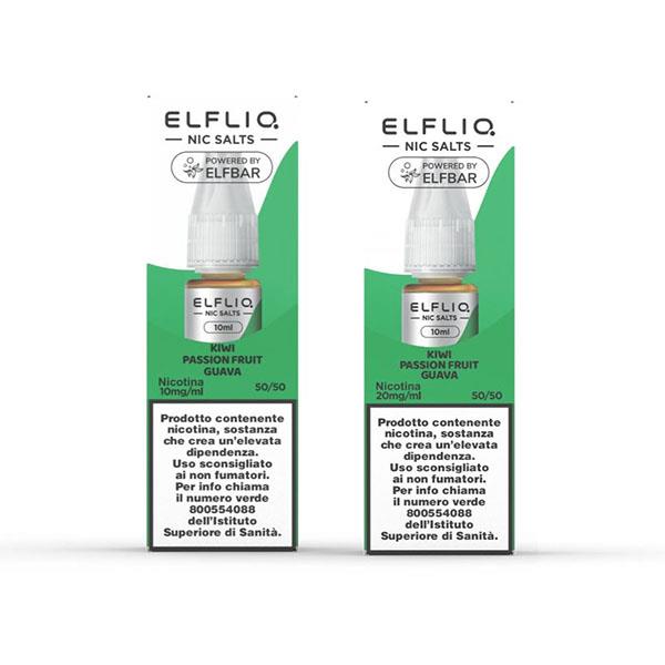 KIWI PASSION FRUIT GUAVA NIC SALT 10MG - ELFLIQ