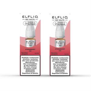 STRAWBERRY ICE NIC SALT 10MG - ELFLIQ
