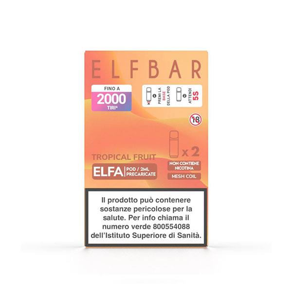 ELFA POD TROPICAL FRUIT 0MG - ELFBAR
