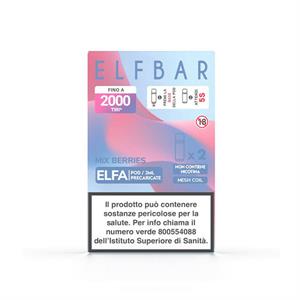 ELFA POD MIX BERRIES 0MG - ELFBAR