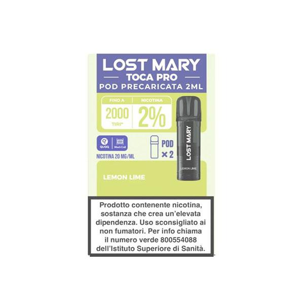 TOCA PRO POD LEMON LIME 20MG - TOCA
