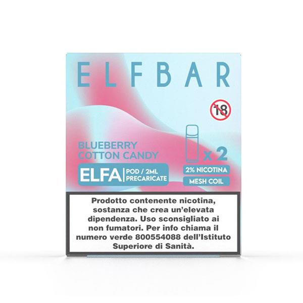 ELFA POD BLUEBERRY COTTON CANDY 20MG - ELFBAR