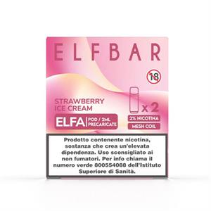 ELFA POD STRAWBERRY ICE CREAM 20MG - ELFBAR