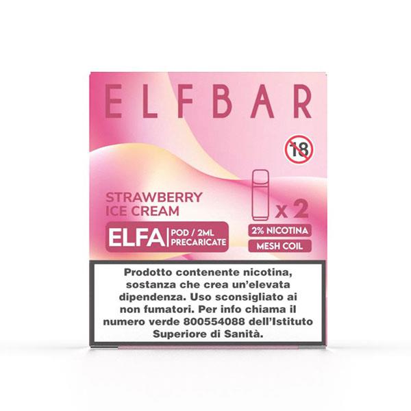 ELFA POD STRAWBERRY ICE CREAM 20MG - ELFBAR