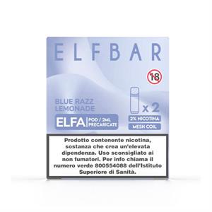 ELFA POD BLUE RAZZ LEMONADE 20MG - ELFBAR