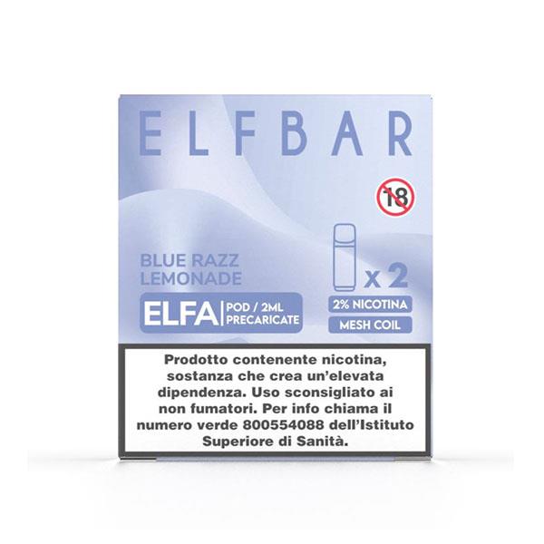 ELFA POD BLUE RAZZ LEMONADE 20MG - ELFBAR