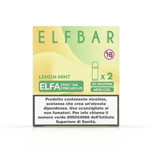 ELFA POD LEMON MINT 20MG - ELFBAR