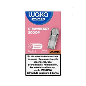WAKA SOMATCH POD - STRAWBERRY SCOOP 18MG