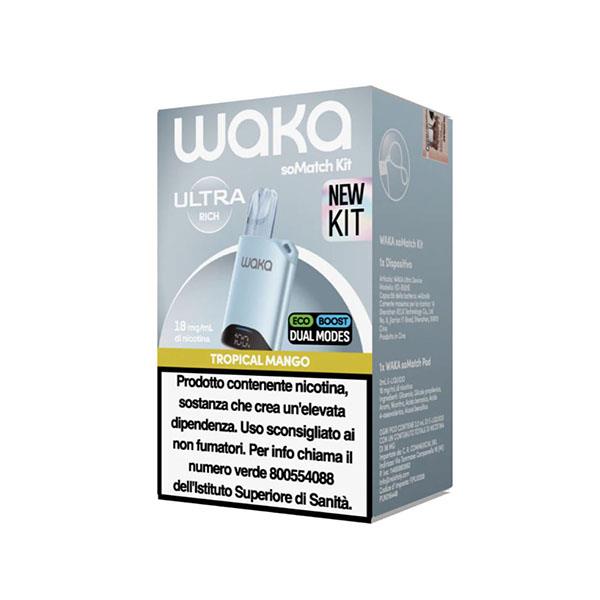 WAKA KIT ULTRA 1+1 LIGHT BLUE - TROPICAL MANGO 18MG