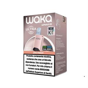 WAKA KIT ULTRA 1+1 ROSE GOLD - JUICY PEACH 18MG