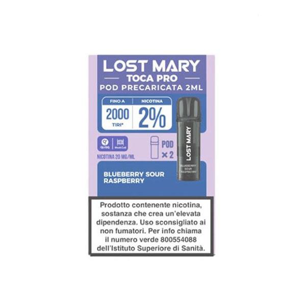 TOCA PRO POD BLUEBERRY SOUR RASPBERRY 20MG - TOCA