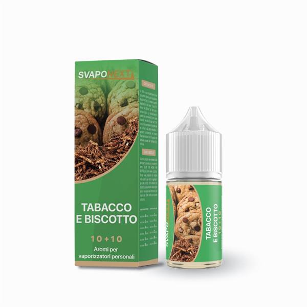 SVAPONEXT - 10+10 TABACCO E BISCOTTO