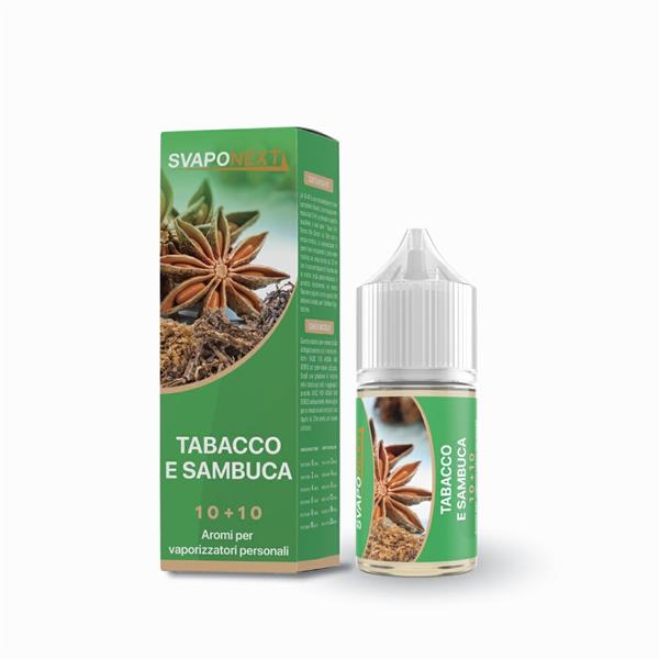 SVAPONEXT - 10+10 TABACCO E SAMBUCA